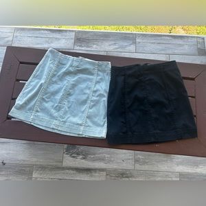 Set of mini skirts